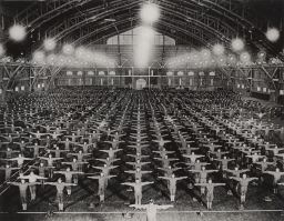 Cadets Exercise in Barton Drill Hall c. 1916