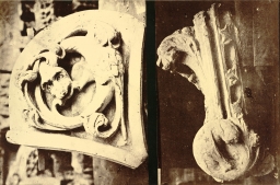 Royal Architectural Museum. Plaster Casts (Spandrels) from Salisbury Cathedral 