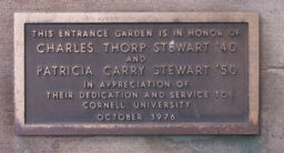 Charles Thorp and Patricia Carry Stewart Commemorative Plaque