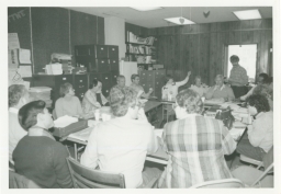 National Gay Task Force staff members at a meeting