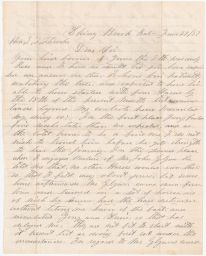 Letter from E. T. Throop