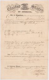 Deed of freedom for 14 year old Henry Blake