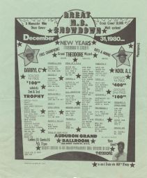 Audubon Grand Ballroom, Dec. 31, 1980