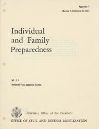 Individual and Family Preparedness