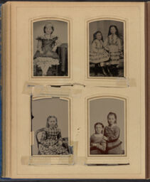 Four portraits of young girls