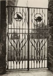 S. Forry Laucks Residence -Gate in Shadows