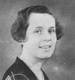 Rebecca Jean Brownlee (1911-1995), B.S. in Ed. 1934; A.M. 1936, Ph.D. 1942, LL.D. (hon.) 1986, yearbook photograph