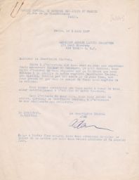 Adam Rayski to American Jewish Labor Committee Requesting Funds, June 1947 (correspondence)