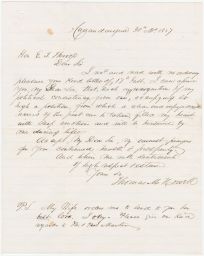 Letter to E.T. Throop from Thomas M. Howell