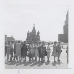 American home economists in Moscow on the Family Life Abroad tour