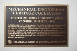 Mechanical Engineering Heritage Collection Plaque 