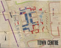 Town Centre Development Plan, Stevenage Development Corporation (color).