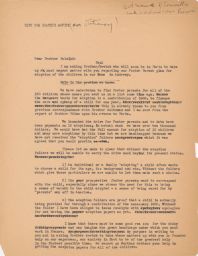 June Gordon to Adam Rayski, 1947 (correspondence)