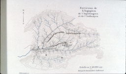 Environs de l'Ingapirca, de l'Ingachungana et de l'Intihuayeu, echelle au 1:40.000 env. [ca. 1912]