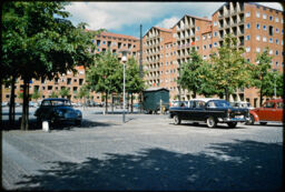 Central parking/plaza area for nearby apartment buildings (Christians Garden, Copenhagen, DK)