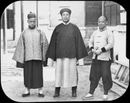 Three male servants, Tianjin (Tientsin), China