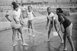 Children playing at 149th and Park, Bronx