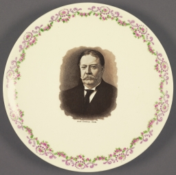 William H. Taft Our Choice 1908 Ceramic Portrait Plate