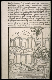 [Harbour and temple in ruins] (from Hypnerotomachia Poliphili)