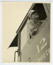 C. Grattan Price Jr. inside Tweetsie&#39;s cab, 1953 - 1954