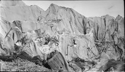 Crevassed western margin of Spencer Glacier