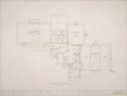 Cellar Floor Plan for Alfred H. Ericson House