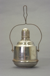 Small Silver-Finish Torch Light for Mounting on Parade Helmet, ca. 1884