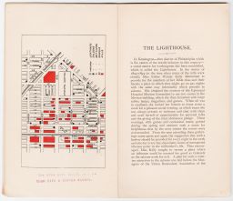 Untitled [Lighthouse saloon map of Philadelphia]