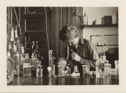 Grace H. Griswold at work in a lab.