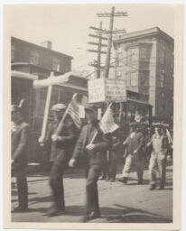 Workers protesting in Wilmington, Delaware