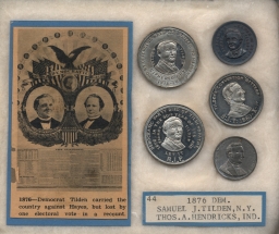 Tilden-Hendricks Promotional and Satirical Items, ca. 1876-1880