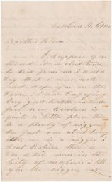 Letter regarding slaves happy to have their city saved