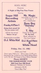 Railroader's Club, Oct. 15, 1982