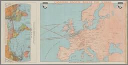 Canadian Pacific Spans the World. Map of the World. Map of Europe.