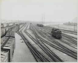 View of the "C" Yard of the Southern Pacific Yards Looking South
