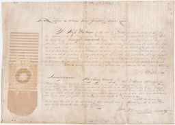 Certificate of Freedom for George Howard