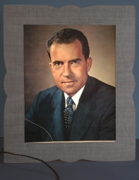 Nixon Color Portrait Electric Sign, ca. 1956