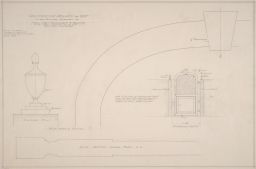 Construction Drawing for Gate in the Flower Garden od Mr. and Mrs. Theodore B. Griffith