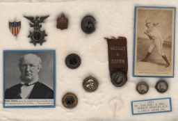 Greeley, Brown, and Thurman Campaign Items, ca. 1872-1888