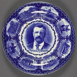 Theodore Roosevelt Portrait Plate, ca. 1901