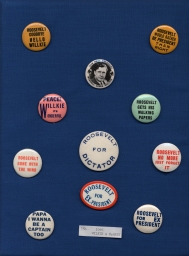 Willkie Campaign Buttons, ca. 1940