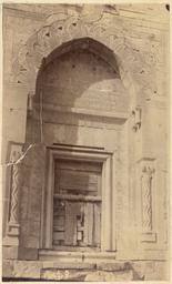 Haynes in Anatolia, 1884 and 1887:  Detail of north portal of Alaeddin Camii, Konya
