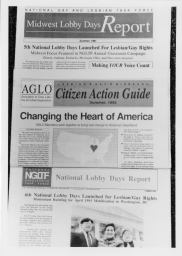 National Lobby Days Report and Citizen Action Guide