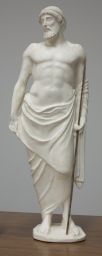 Figure H (Zeus), East pediment, Temple of Zeus, Olympia, miniature