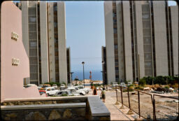Adriatic Sea between two buildings (Split, HR)