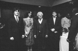 Tito Puente and musicians at the Juilliard School