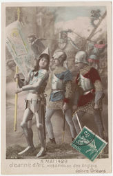 Jeanne d'Arc, victorieuse des Anglais dilvre Orleans