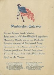 Washington Calendar