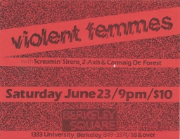 Berkeley Square, 1984 June 23