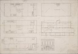 Plan for alterations to the restaurant